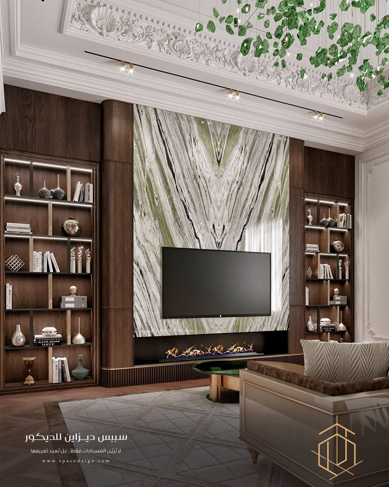 عمل مكتبة تلفزيون 