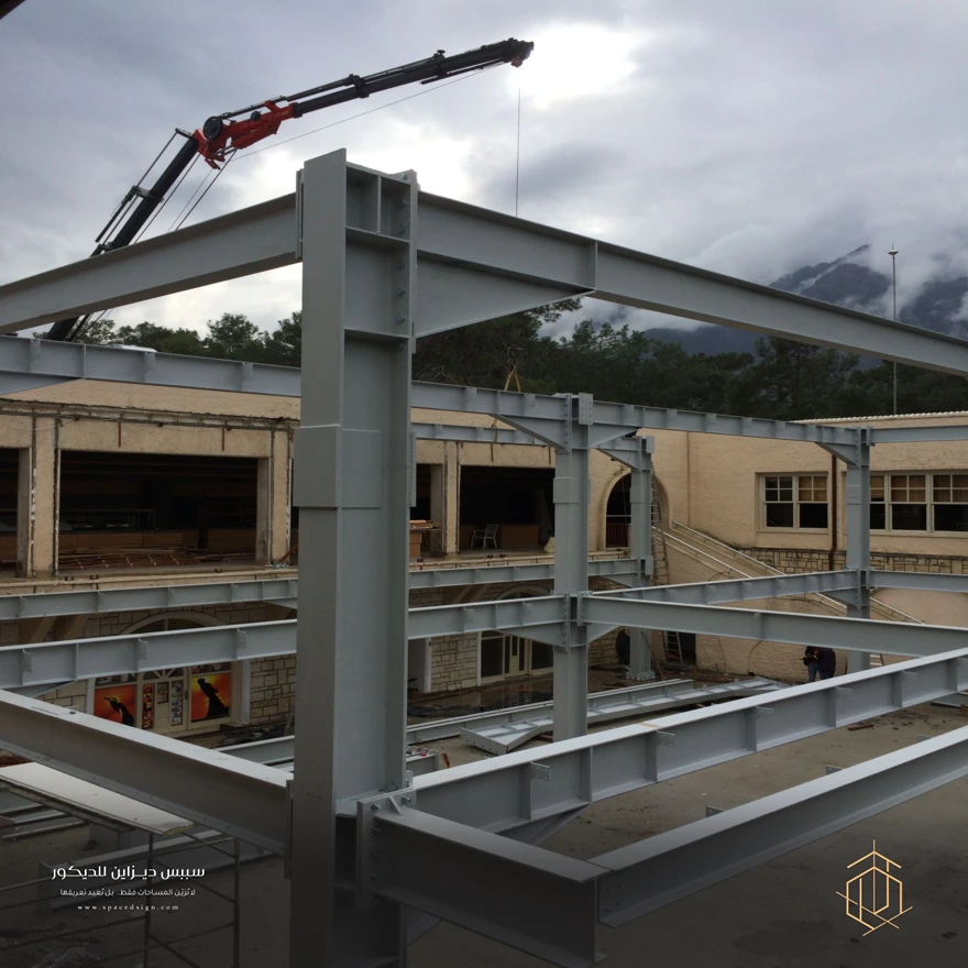 تصميم هناجر حديد