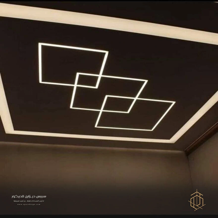 إضاءة سقف غرف نوم الرياض