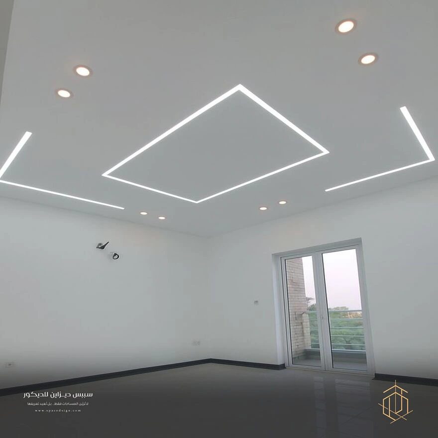 إضاءة سقف غرف نوم الرياض