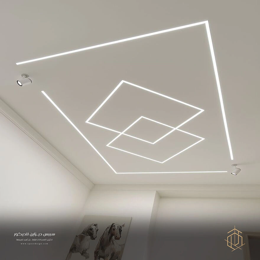 إضاءة سقف صالات الرياض