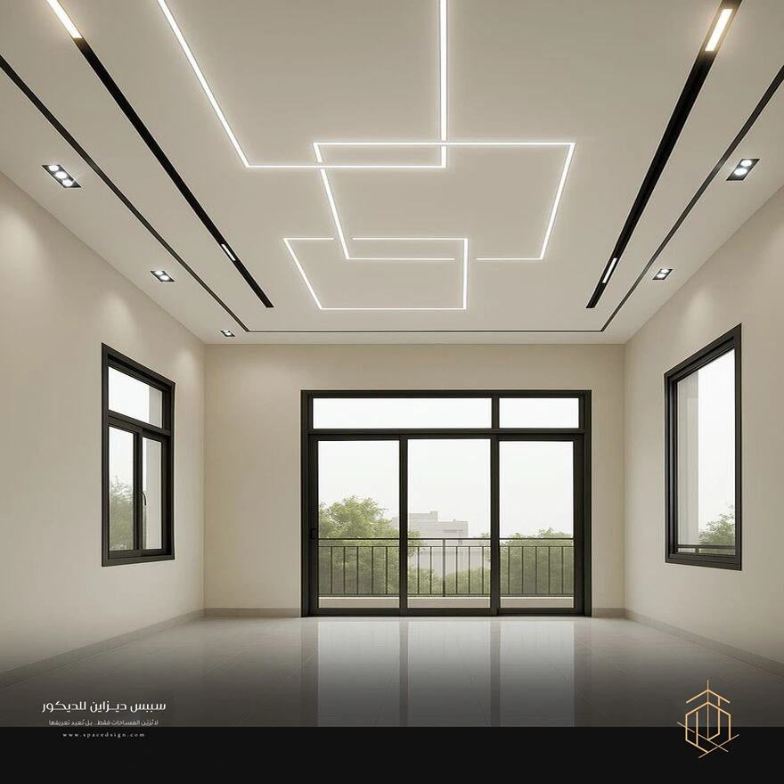إضاءة سقف مخفية الرياض