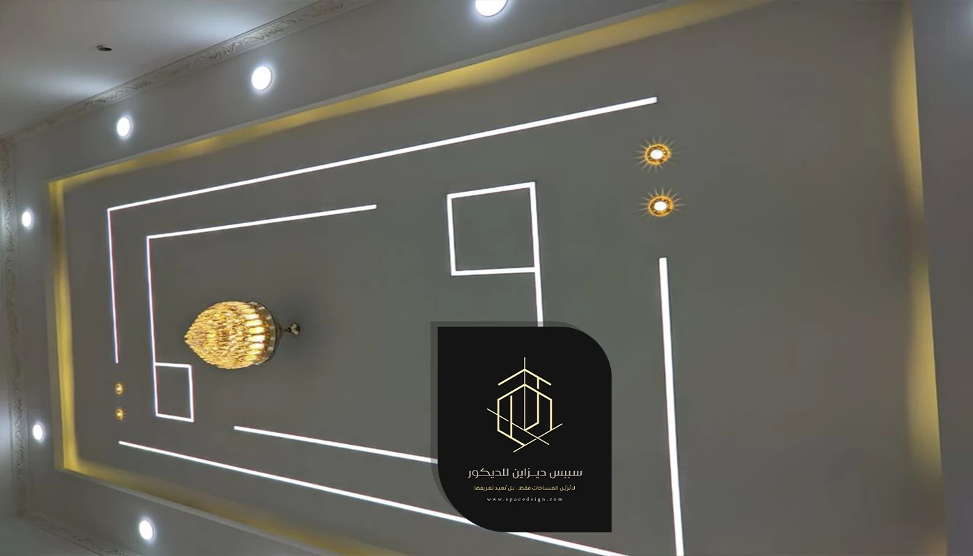 ديكور إضاءة أسقف بالرياض