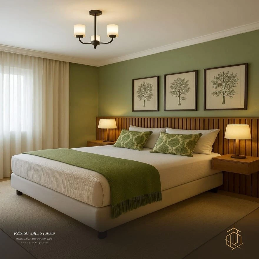 تكسيات خشب لغرف النوم الرياض