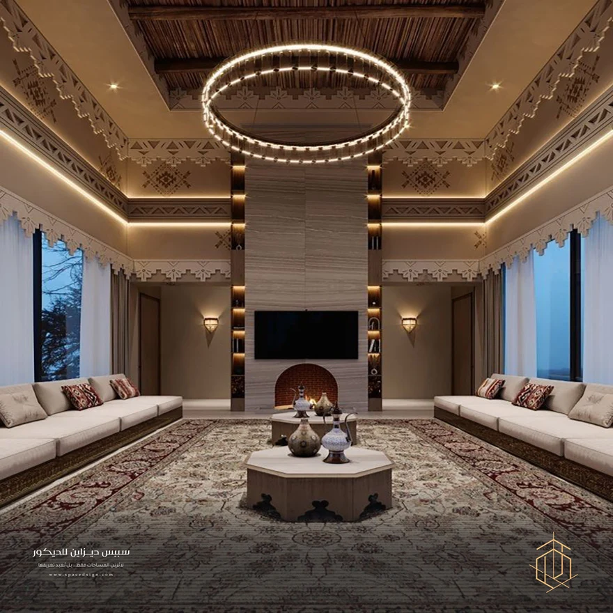 ديكورات خشبية للمجالس في الرياض